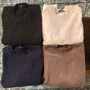 Women’s Sweater Collection - Black, Cream, Navy, and Brown
